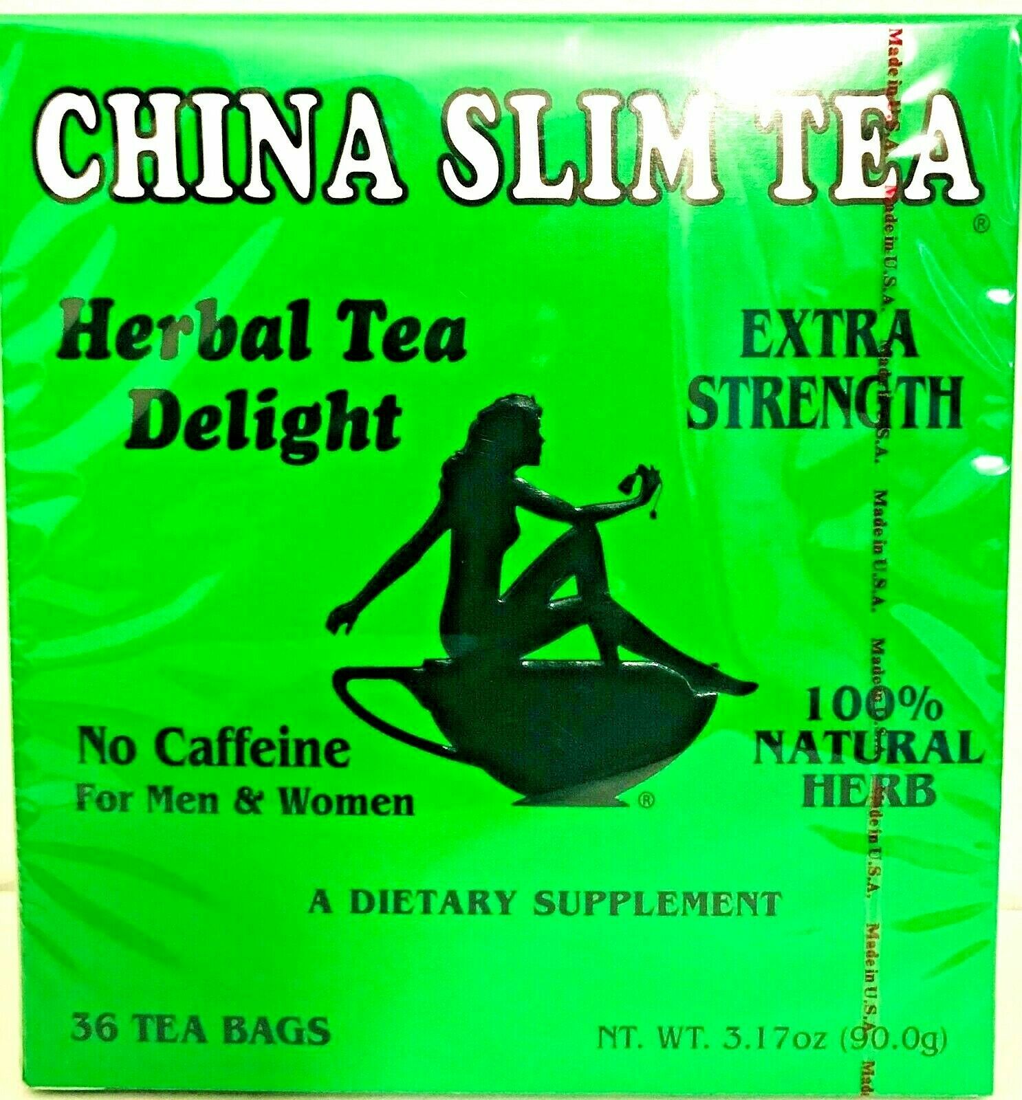 1 Box, China Slim Herbal Tea Extra Strength Delight 36 Tea Bags gallery