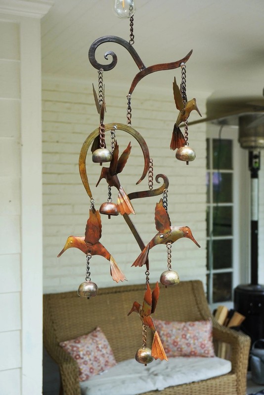 Scrollwork Hummingbird Wind Chime gallery