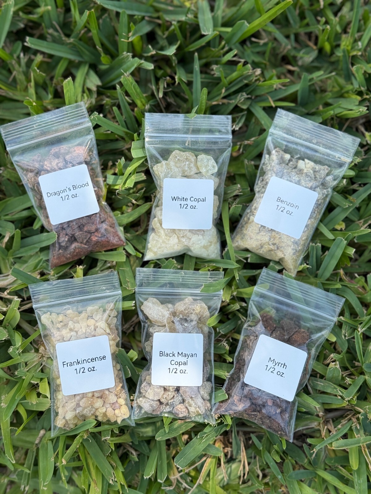 Resin Incense Variety Sampler Set 6 Different Scents. Cleanse. Purify. Balance gallery