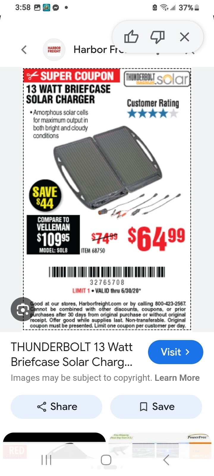 13 watt Solar Charger Briefcase gallery