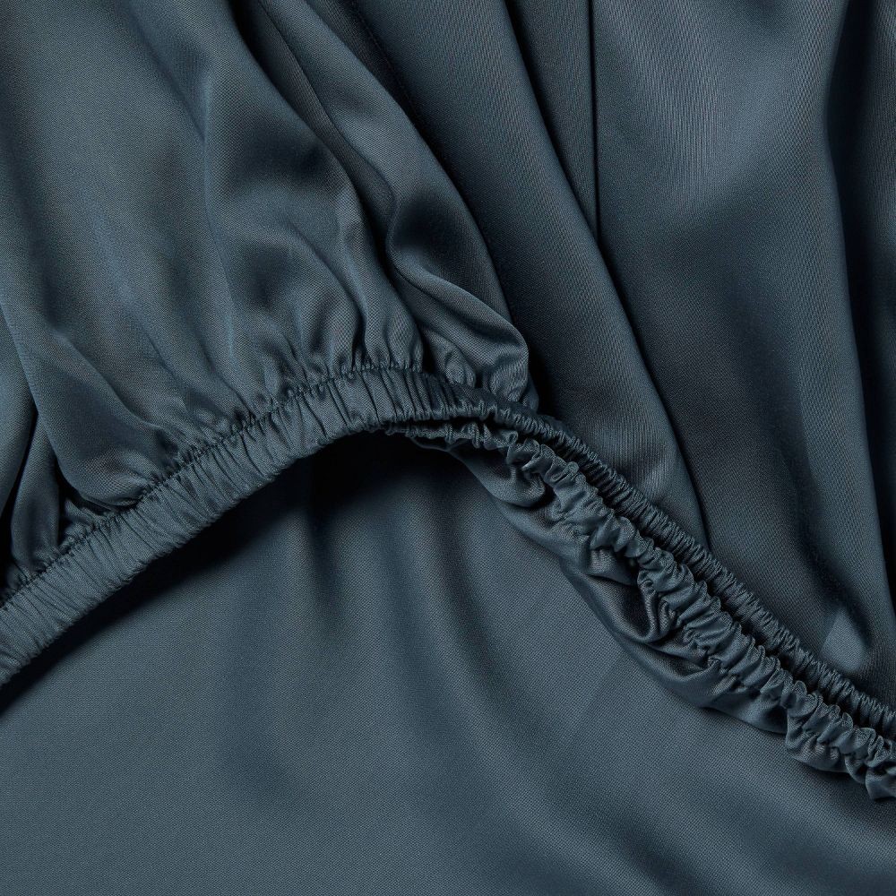 California King 320 Thread Count Cool TENCEL Lyocell Sheet Set Graphite - gallery