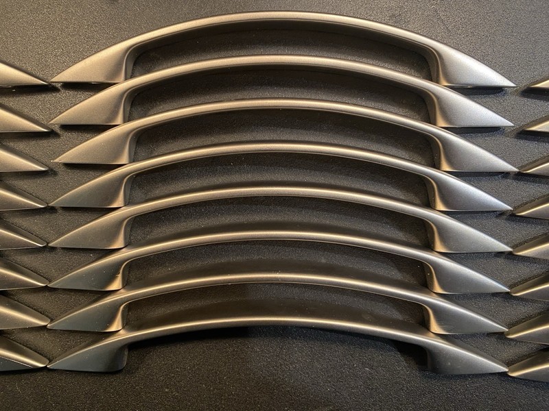 24 Cabinet Handles Arch Pull High End Hafele? 128mm 5” W/7” Length M4 Screw Base gallery