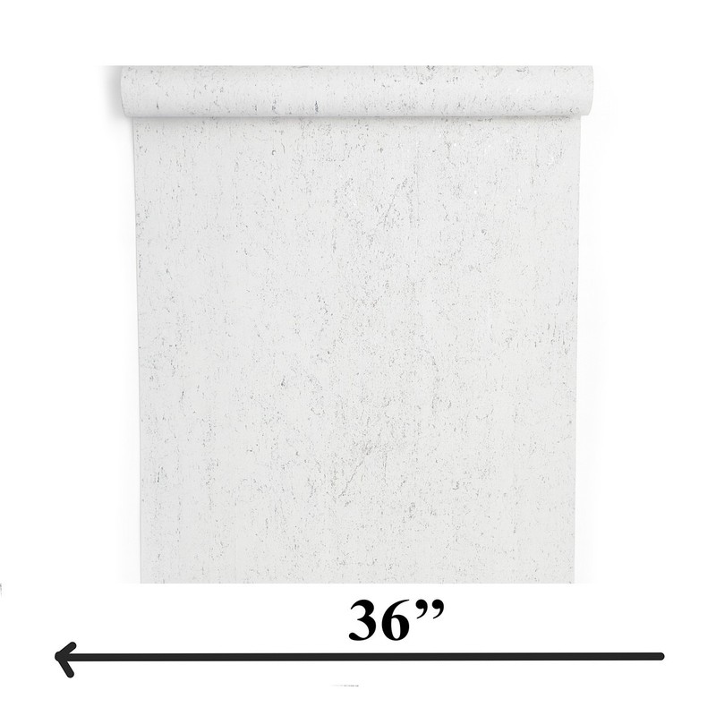 Real Natural cork matte off white silver metallic foil textured modern Wallpaper gallery