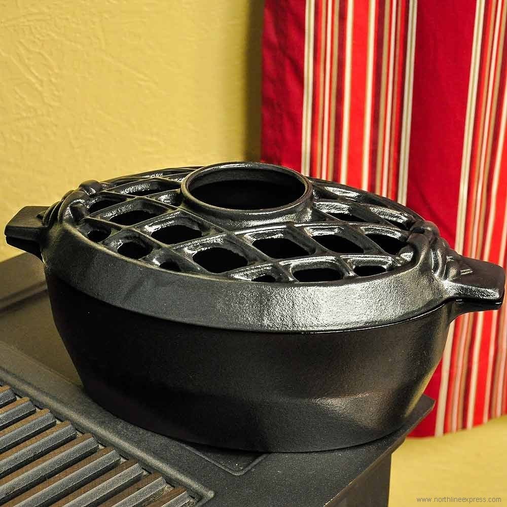 John Wright Company, Inc. John Wright Company Steamer - 3 Qt Black Matte-Lattice