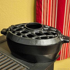 John Wright Company, Inc. John Wright Company Steamer – 3 Qt Black Matte-Lattice