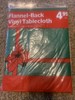 NIP Christmas Green Flannel Back Vinyl 52x90 In Tablecloth Rectangular /Holiday gallery