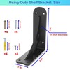 6 x 5 Inch Heavy Duty Shelf Brackets, 1000 Lbs Max Load Decorative Metal L Br... gallery