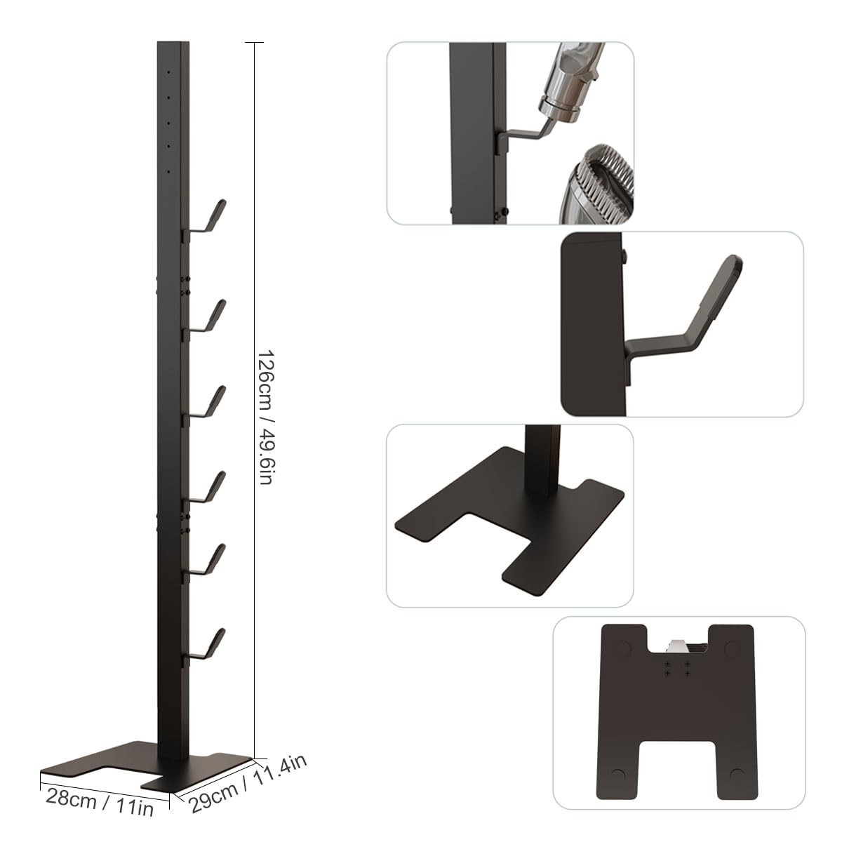 Vacuum Stand for Dyson, Storage Stand Docking Station Holder With Dyson V15 V... gallery