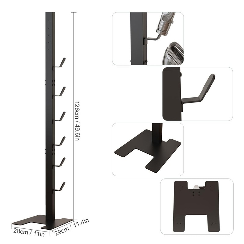Vacuum Stand for Dyson, Storage Stand Docking Station Holder With Dyson V15 V... gallery