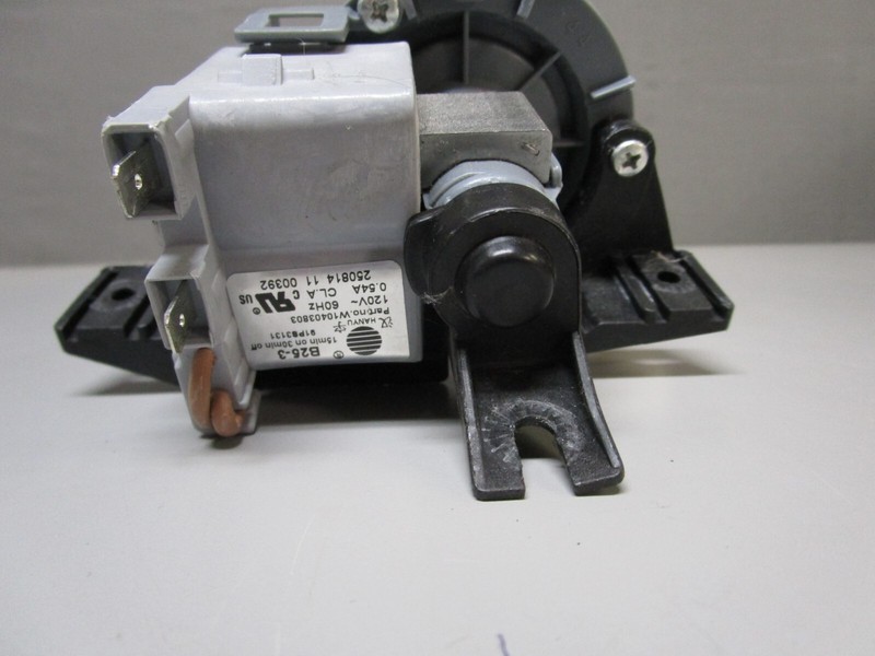 Whirlpool Washer Drain Pump, 120V (TESTED GOOD) W10403803 270513 91PS3131 ASMN gallery