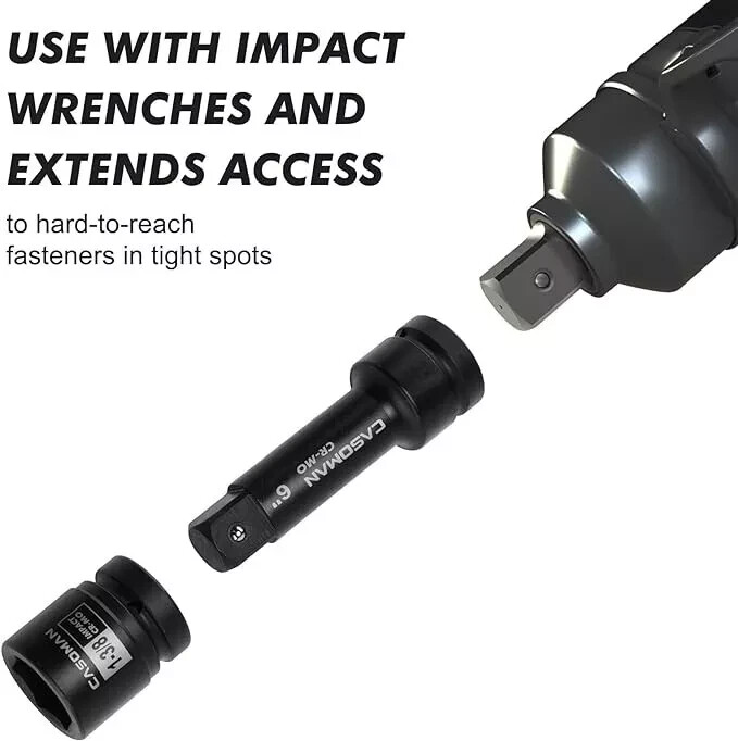 1inch Drive Impact Extension Bars Length 6" & 10" Impact Socket Extension Crmo gallery