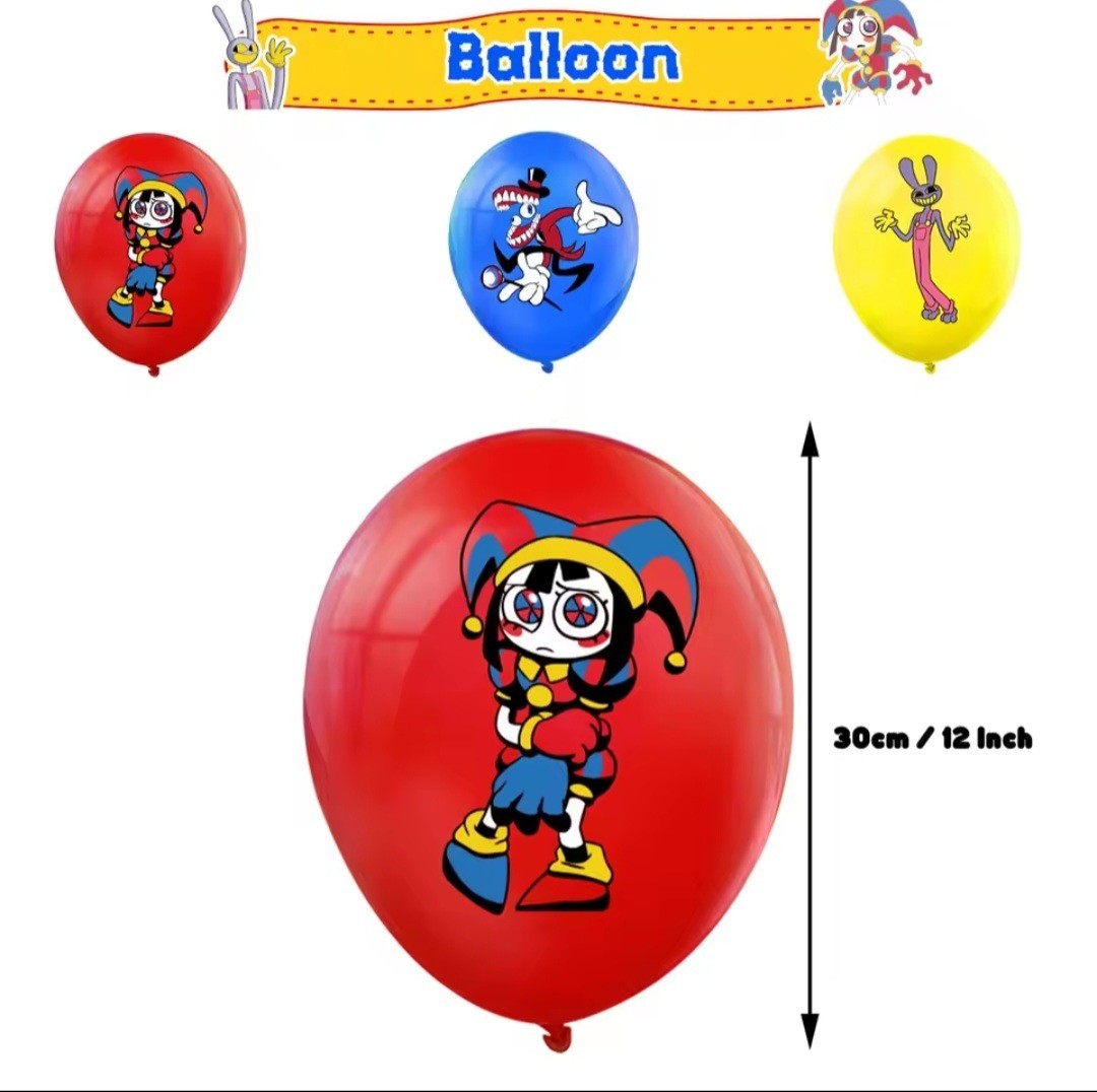 The Amazing Digital Circus Party Supply Banner Backdrop Toppers gallery