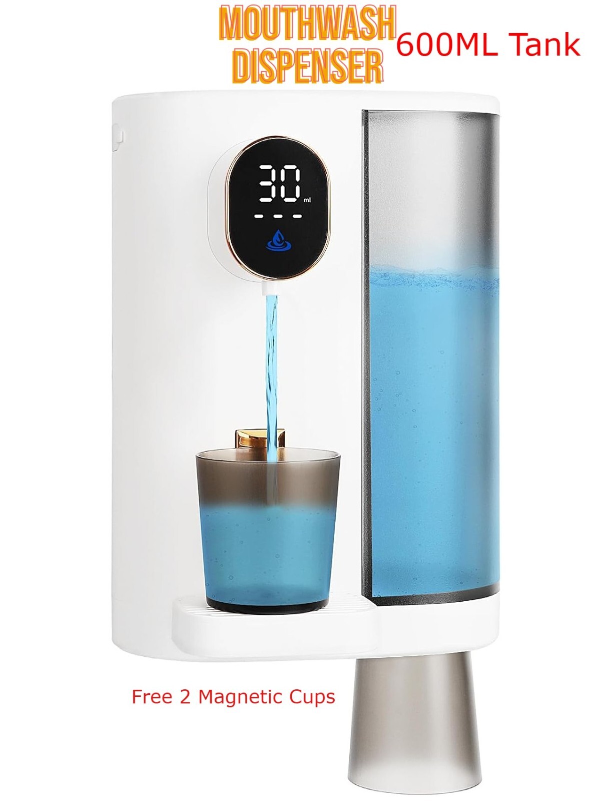 Automatic Mouthwash Dispenser Touch-Control Levels Wall Mounted Rechargeable gallery