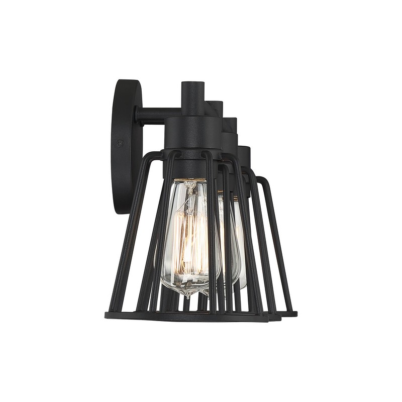 Atticus 3-Light Bathroom Vanity Light in Earth Black gallery
