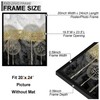 Fxojyvo Picture Frame Set 6 Pack 20x24 16x20 with Mat Black gallery
