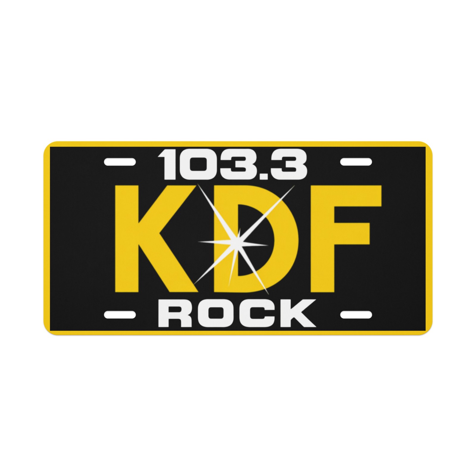 Replica 103.3 WKDF Vanity Plate KDF License Plate Nashville Radio gallery