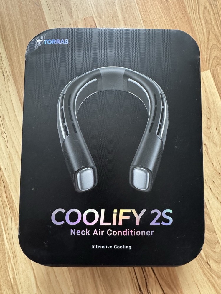 Torras Coolify 2S Neck Air Conditioner (Black) - New Open Box