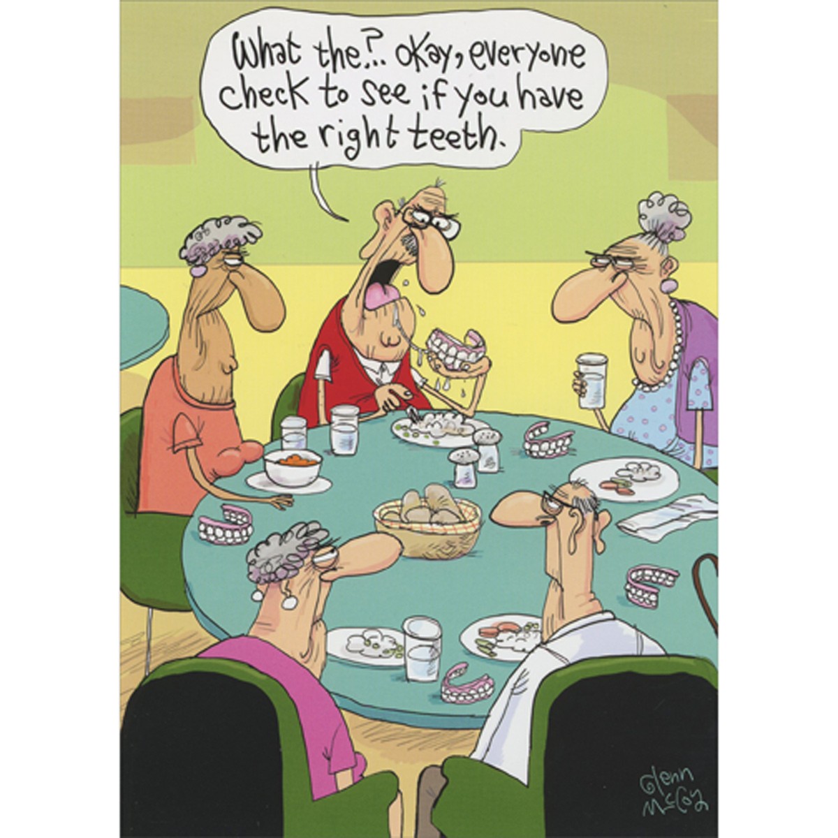 Check to See If You Have the Right Teeth Funny Over the Hill Birthday Card gallery