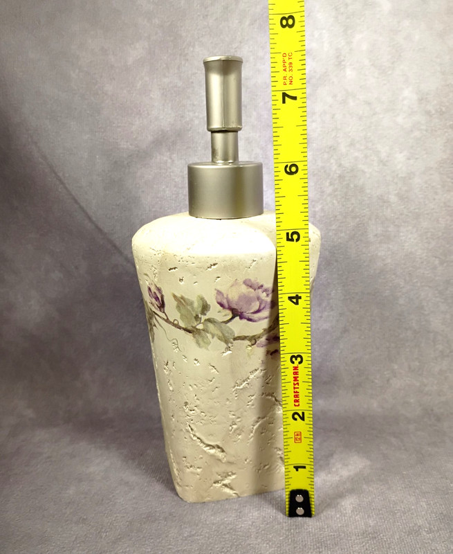 Croscill Cheri Blum hand soap/lotion Dispenser Ivy Rose Trail Handpainted gallery