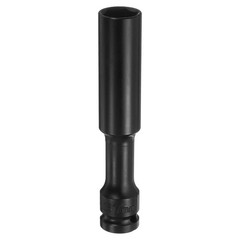 Thin Wall 6 Point Impact Socket 17mm Socket 1/2″ Drive 5″ Extra Long CR-V Steel