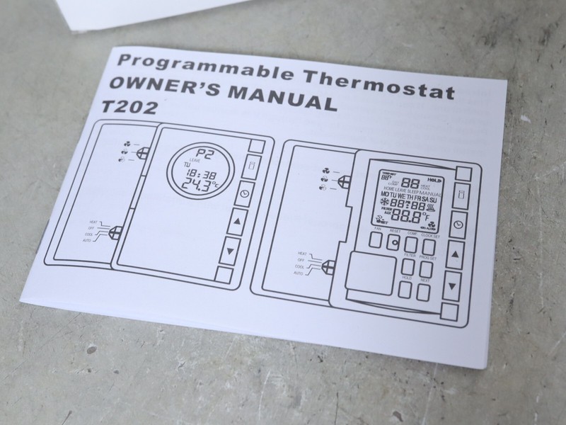 Controlled Air System T202-G5B63 Programmable Digital Thermostat 5-11 Heat/Cool gallery