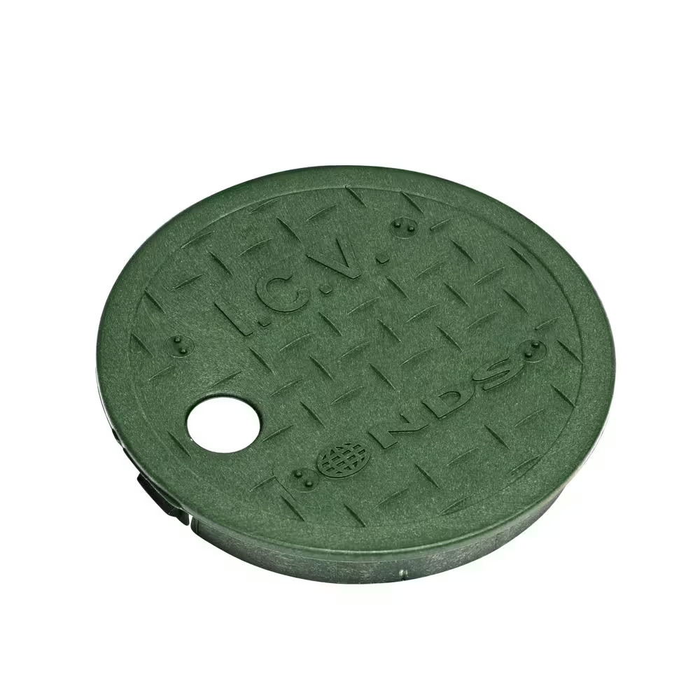 6 In. round Valve Box Cover Green ICV gallery