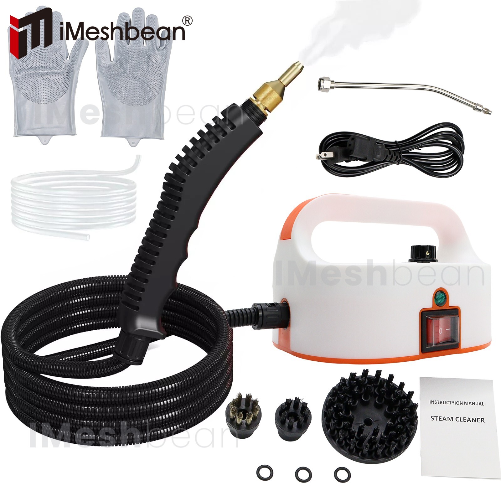 2500W Tankless High Temp Pressurized Steam Cleaner Machine Kitchen Car Handheld gallery