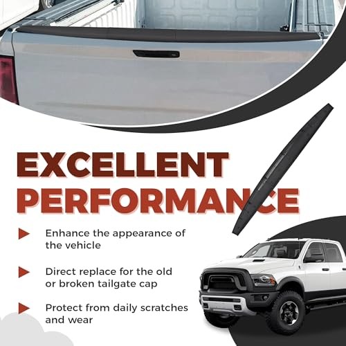 Tailgate Molding Cap Spoiler Compatible with 2009-2019 Dodge Ram 1500 2500 gallery