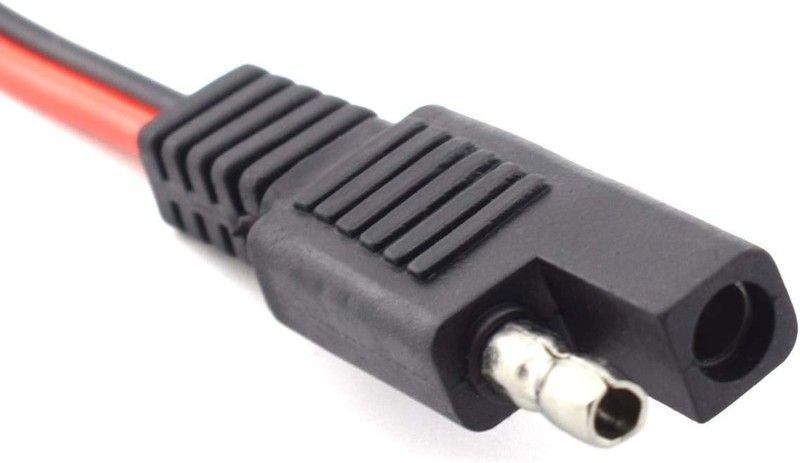 Durable 18AWG SAE Extension Plug Cable - Quick Connect Solar Solution (2 Pcs) gallery