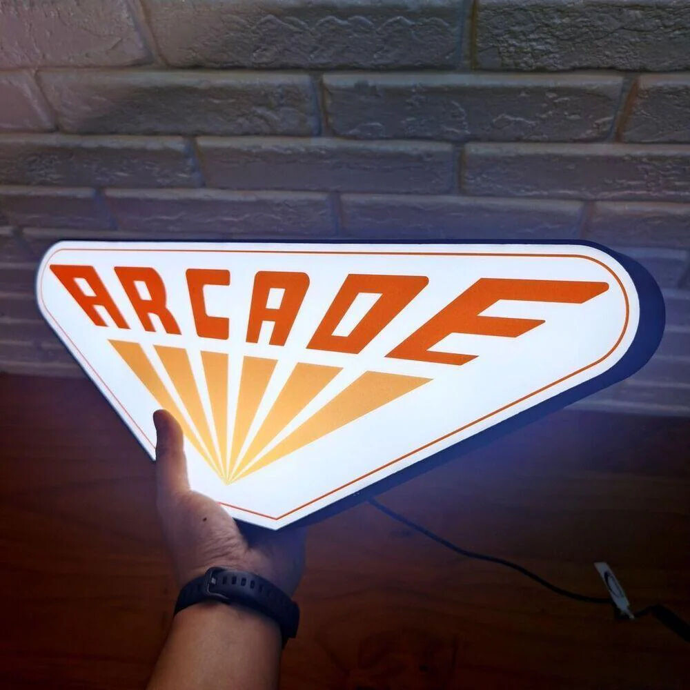 Palace Arcade Stranger Things 3D Printed LED Lightbox Sign Decor Fan Cave gallery