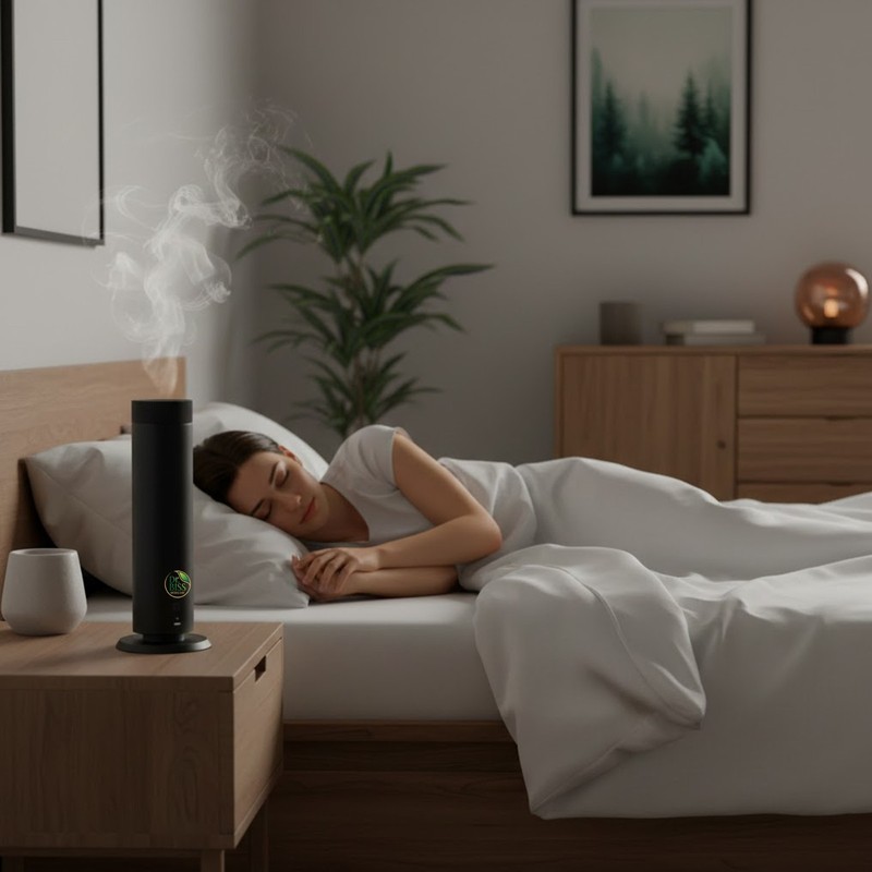 Dr. Biss VF120A Aroma Diffuser 200ml Large Capacity Aluminum Alloy Silent Black gallery