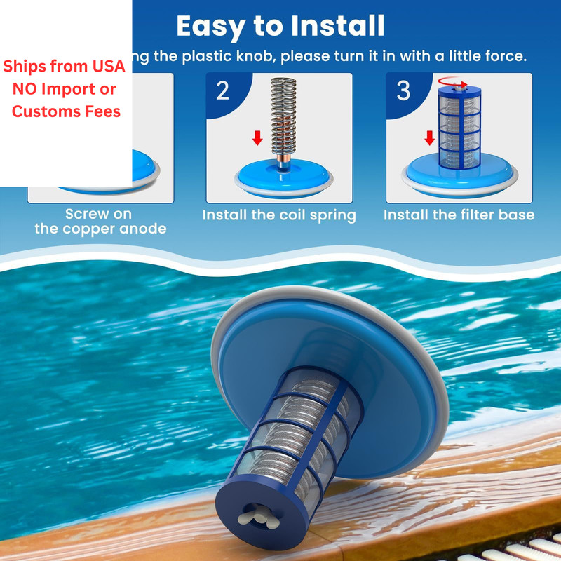 Troxlly Pool Ionizer Copper Replacement Kit - 2PCS Standard Version 2pcs gallery
