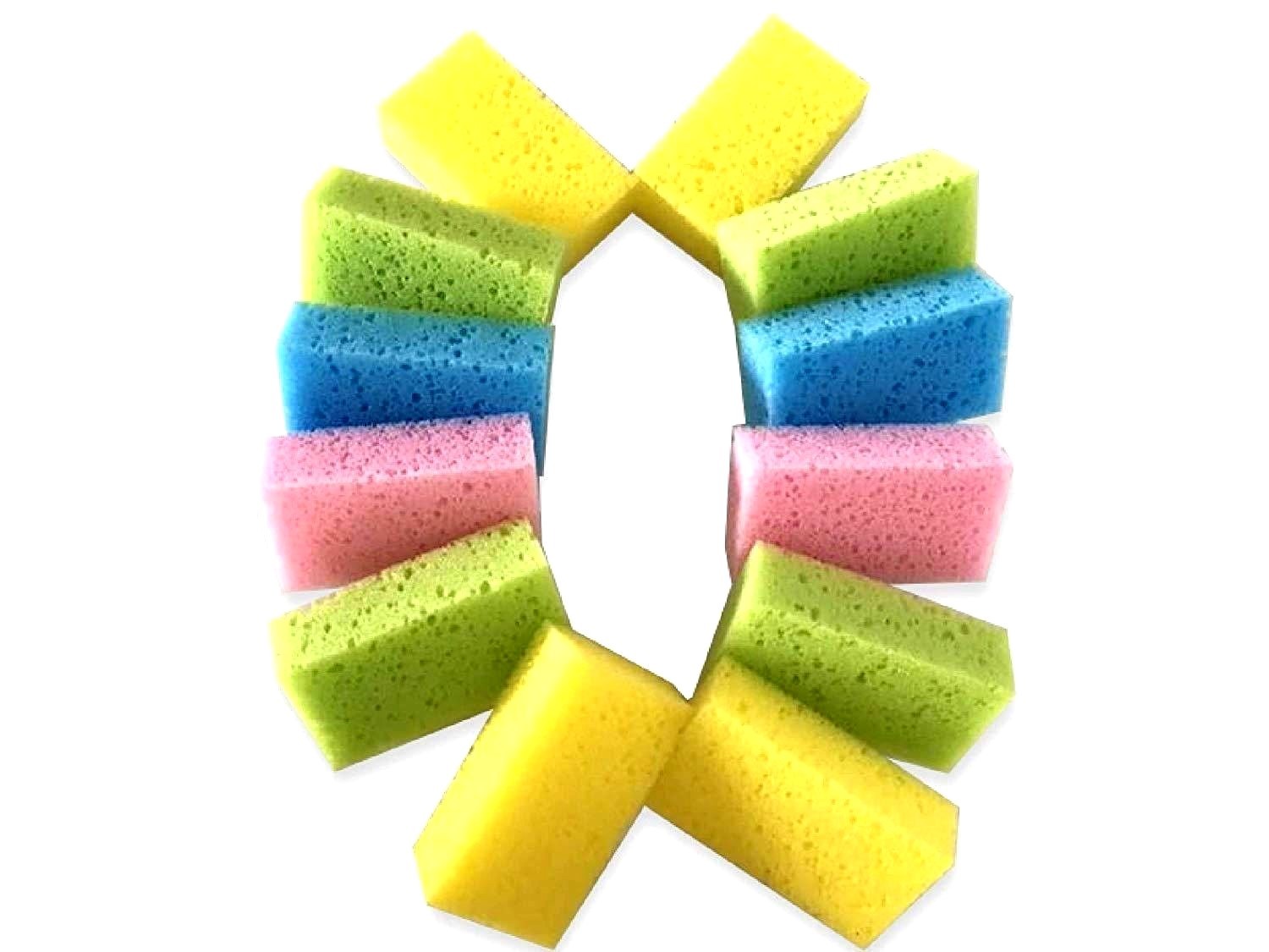 2 Packs 12 Pieces Shining Multi-Use Cleaning Sponge Kitchen Total 24 Pieces gallery