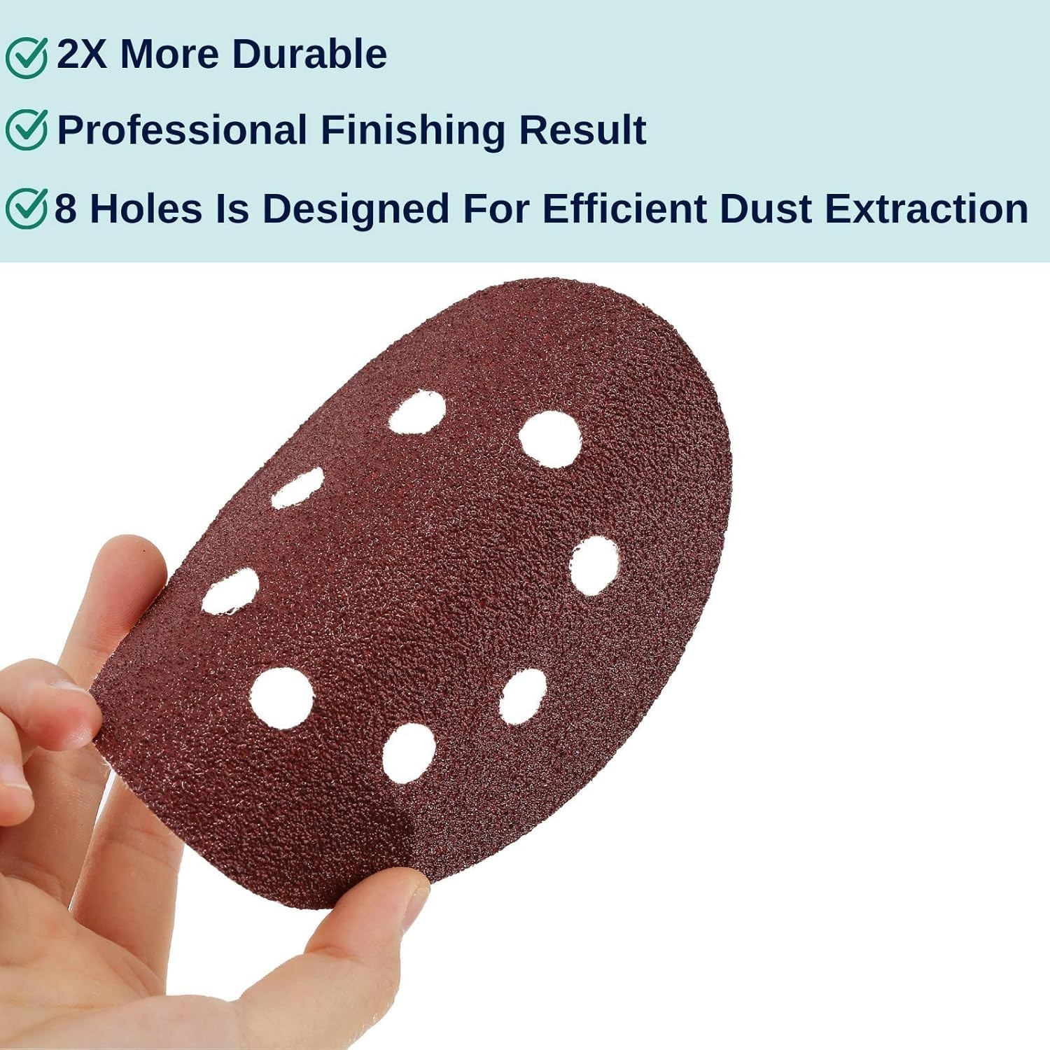 Bates- Sanding Discs 5 Inch 8 Hole, 30 Pack, Assorted Grits gallery