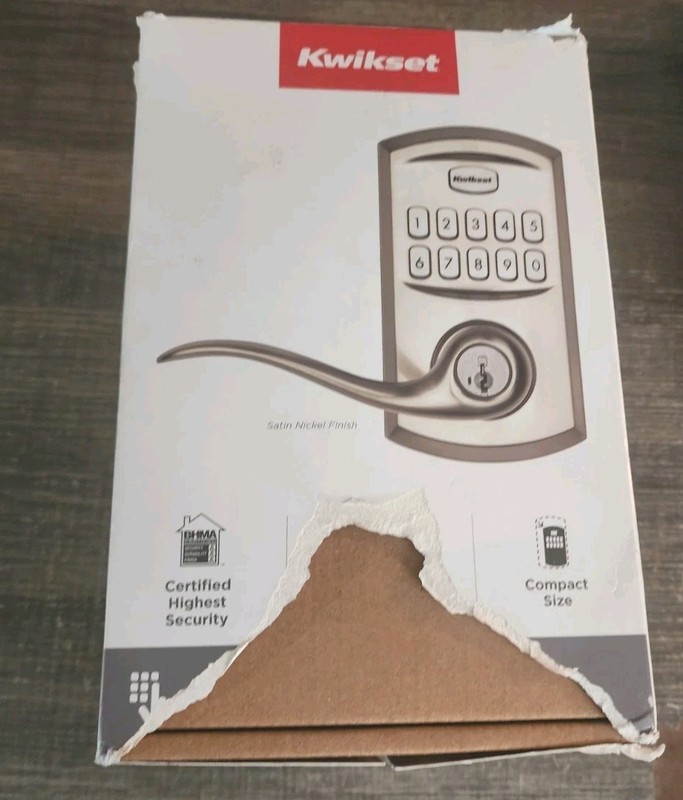 SCRATCHED! Kwikset SmartCode 917 Keypad Electronic Lever Keyless Entry Deadbolt gallery
