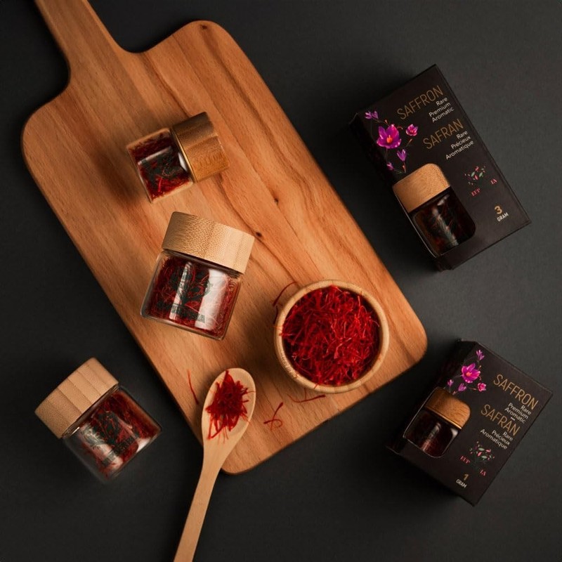 Saffron, Grade A+ All Red Saffron Threads, Pure, , Aromatic, 100% Natural, Ha... gallery