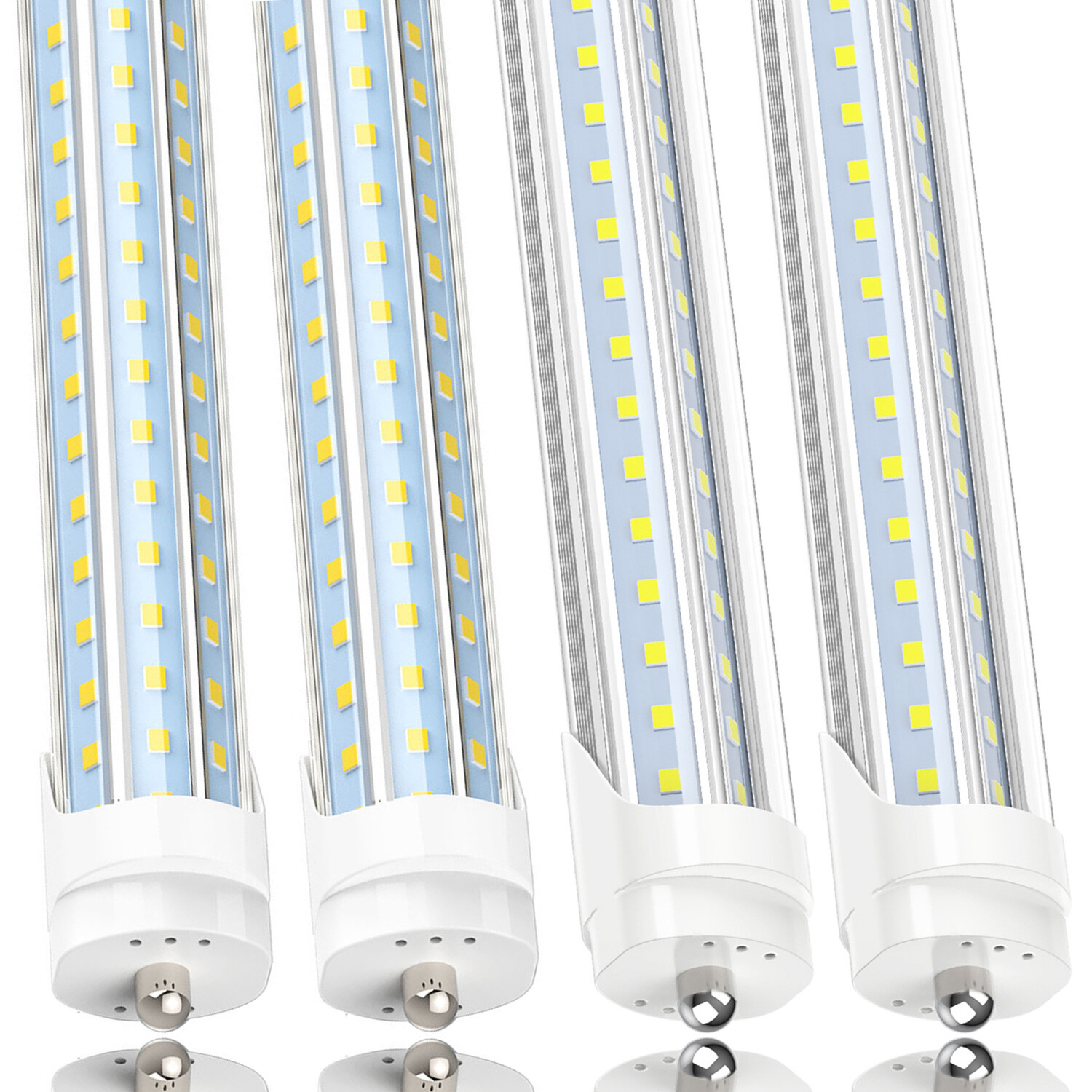 8FT FA8 LED Shop Light Bulbs 72W 120W T8 8 Foot LED Tube Light Cover 6000K-6500K gallery