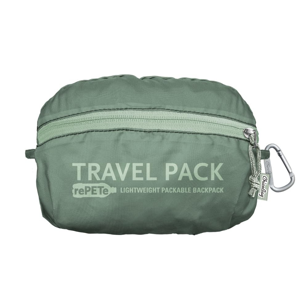 EcoFriendly Travel Pack Backpack Lightweight Packable Daypack Refine Sage Bag 2