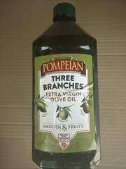 Pompeian Three Branches Extra Virgin Olive Oil, 2 L