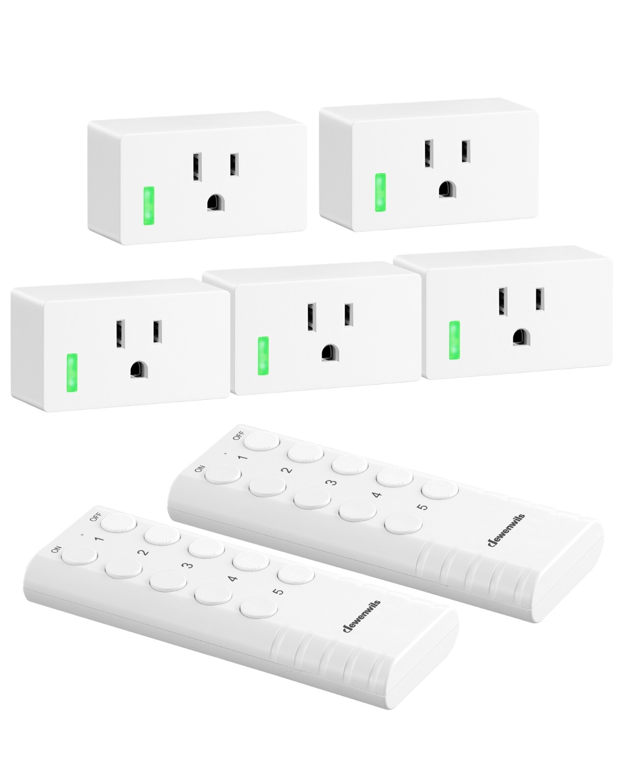 DEWENWILS Remote Control Outlet, Indoor Wireless Remote Outlet Switch for Lamps gallery