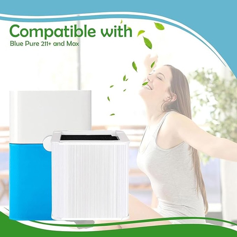 1-2 Pack Filter Replacement Compatible with Blue Pure 211+ Air Purifier Series gallery