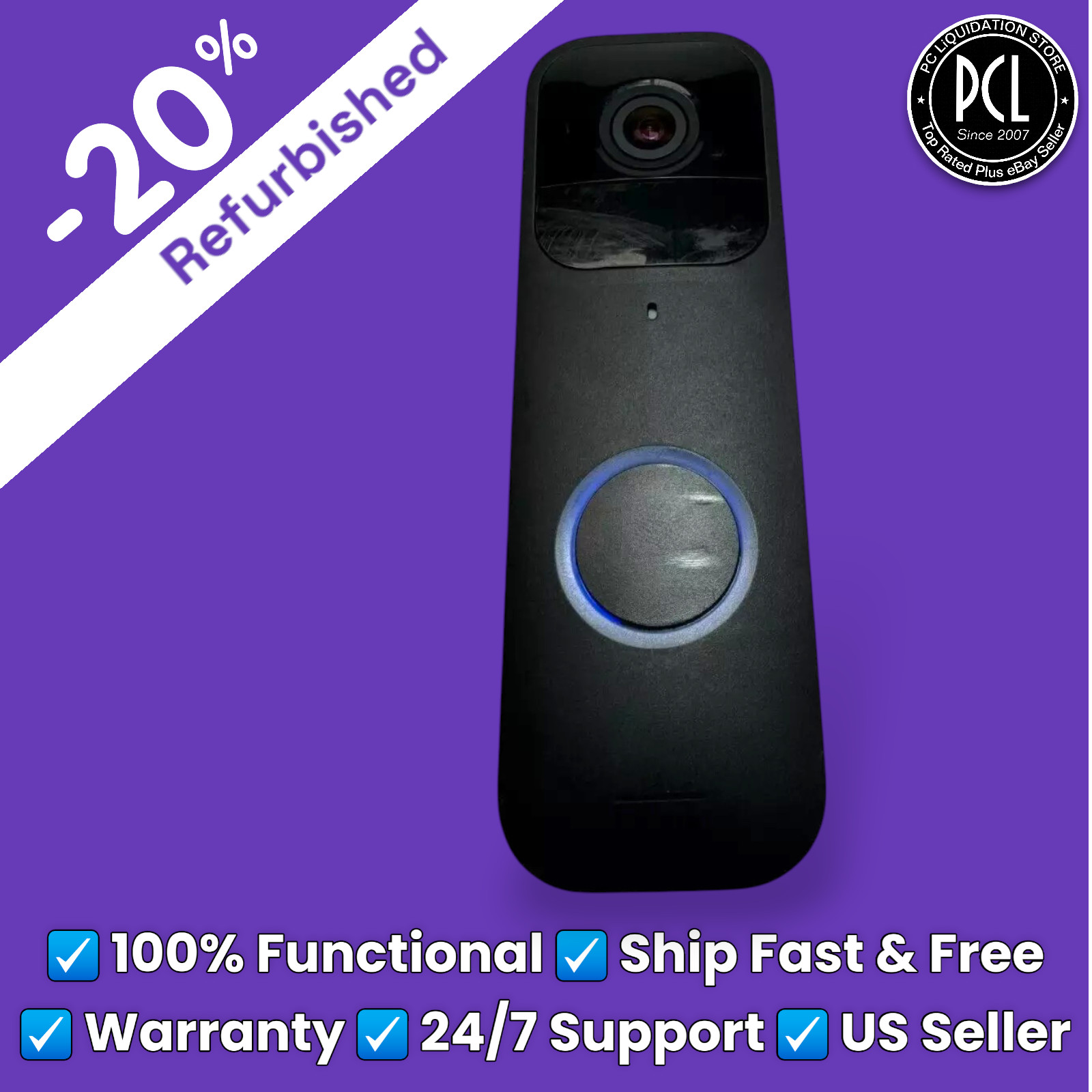 ✅ Blink Video Doorbell Smart Wifi, Two-way Audio, Video, Wired/Battery Operated✅ gallery