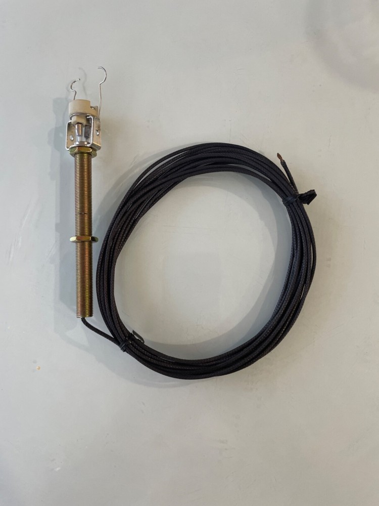 Halogen pendent replacement socket and cable