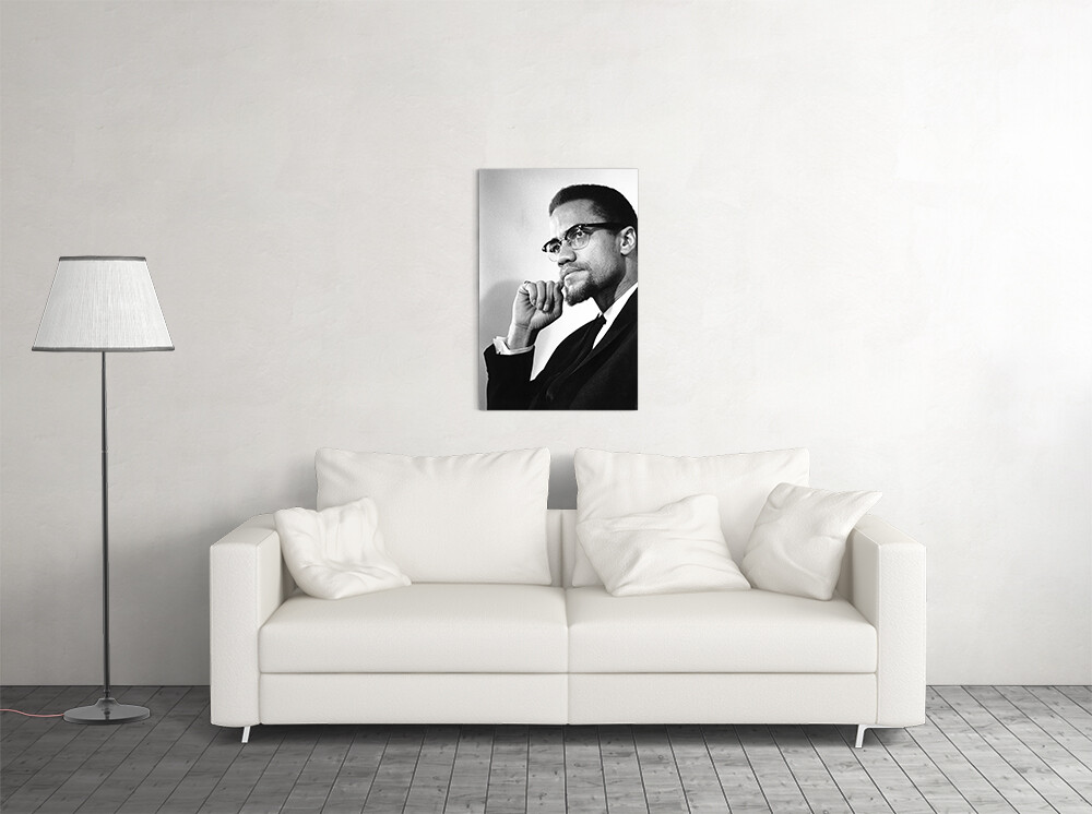 Portrait Of Malcolm X Representative Print Wall Art Home Decor - POSTER 20x30 gallery