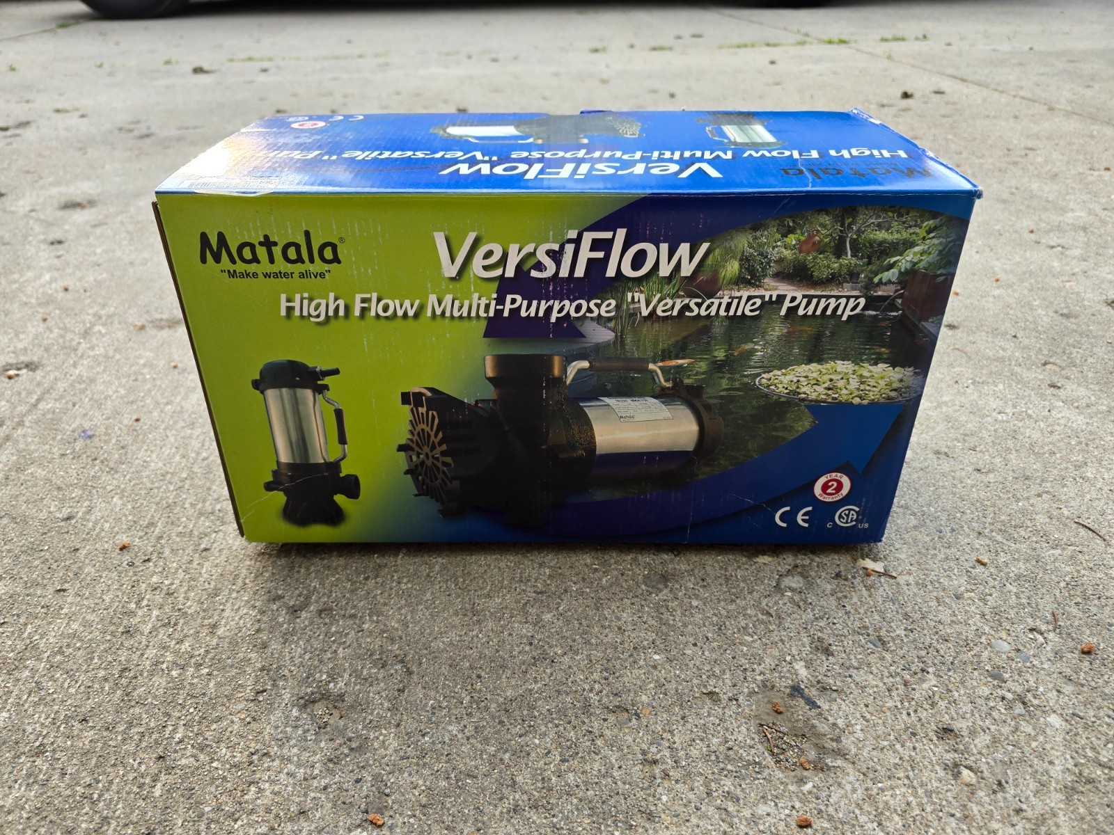 Matala Versiflow V- 3200 GPH High Flow Multi-purpose Submersible Pond Sump Pump gallery
