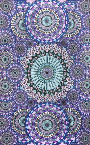 Sunshine Joy 3D Geometric Rings Tapestry Tablecloth Beach Sheet 60x90 Inches ... gallery