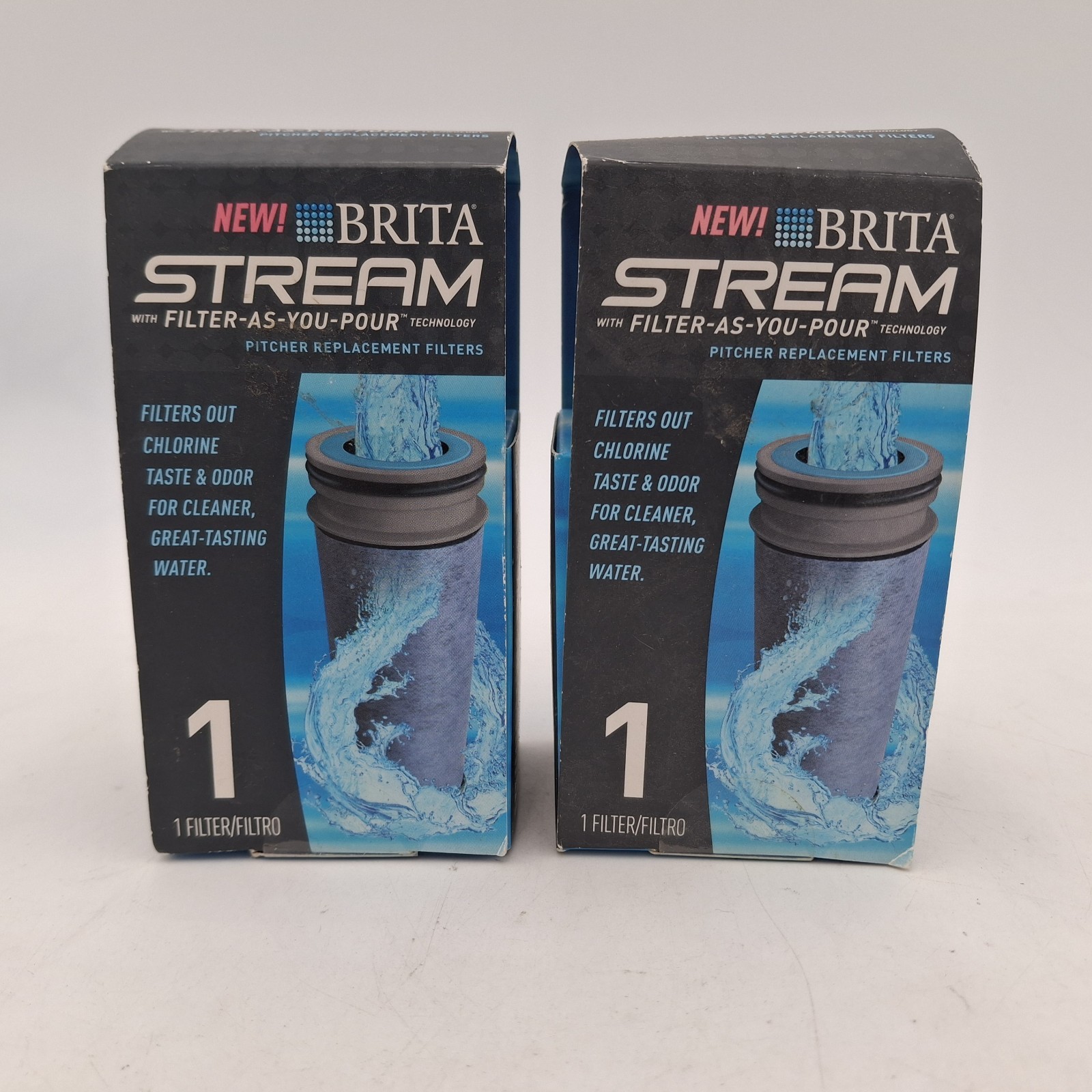 2 Original BRITA STREAM Filter As You Pour Pitcher Replacement Cartridges 0B05 gallery