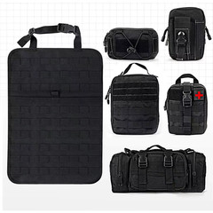 High Quality Multifunction 55*37CM 600D 6PCS in 1 Car Back Seat Tactical Hanging