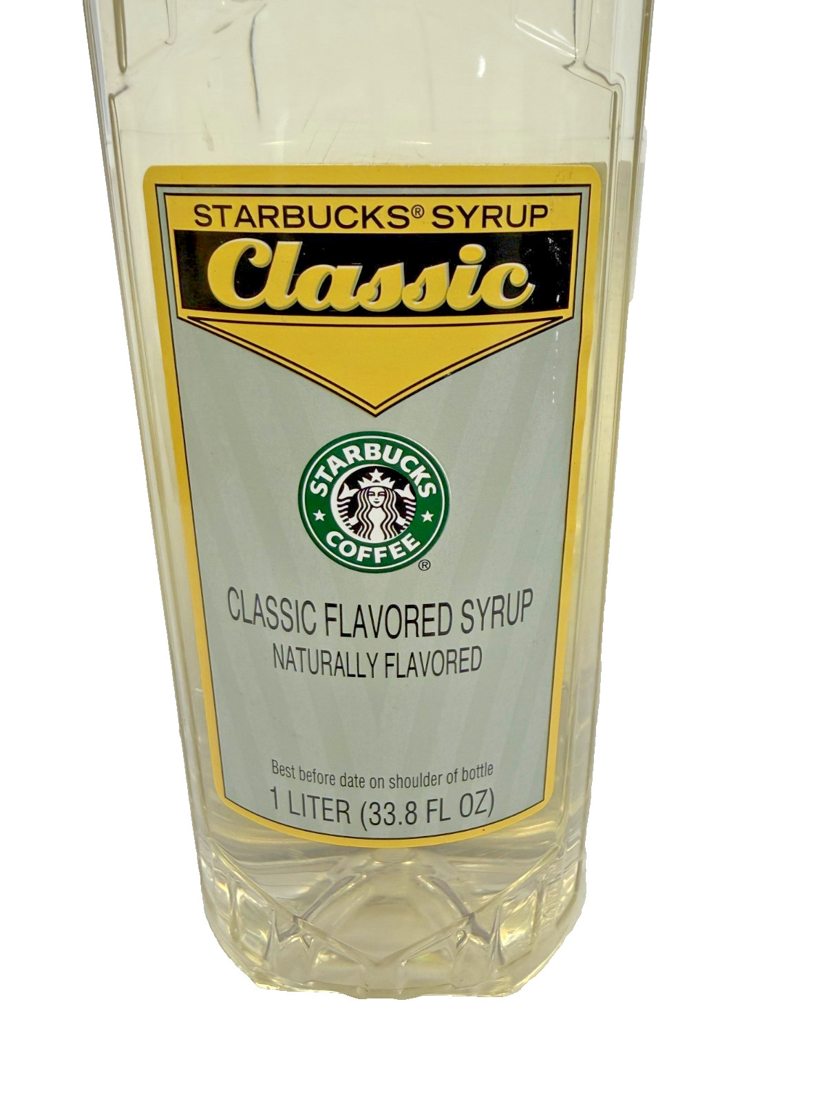 Classic Syrup Flavoring for Coffee, Starbucks 1 L, 33.8 fl oz BB 08/15/26 gallery