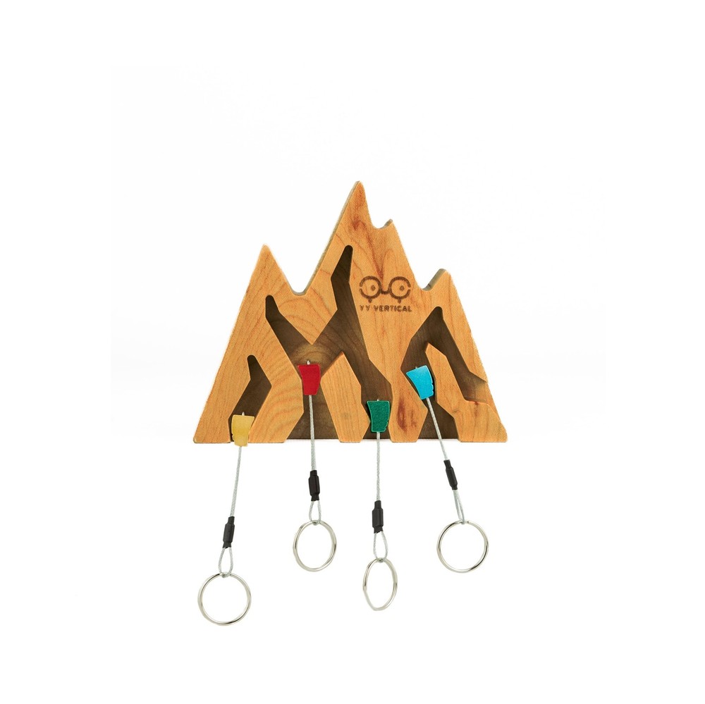 YY Vertical Mountain Decor Keyholder in Wood Wall Decor Ideal Gifts for Mount...